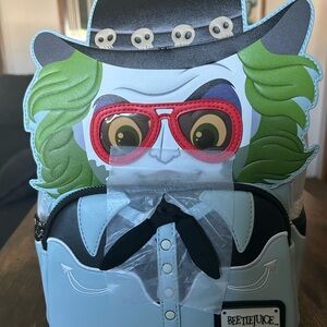 Loungefly‎ Beetlejuice Mini Backpack NWT